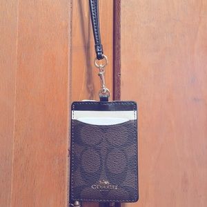Coach lanyard